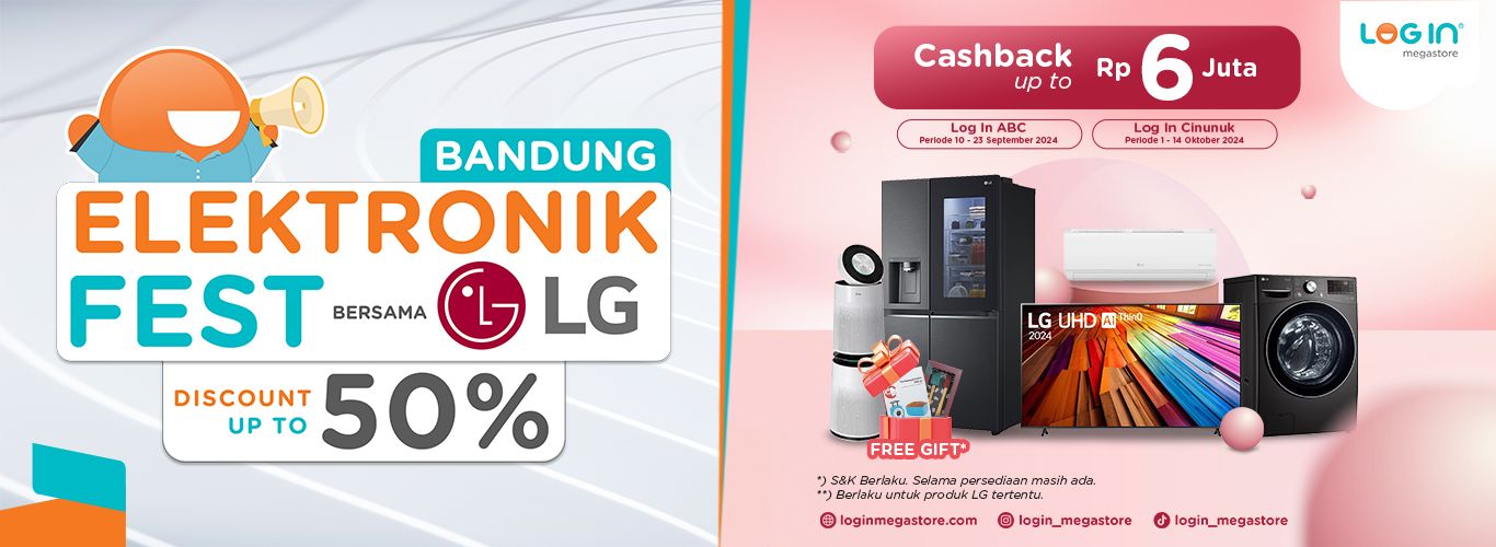 Promo Electronic Fest LG - Login Megastore